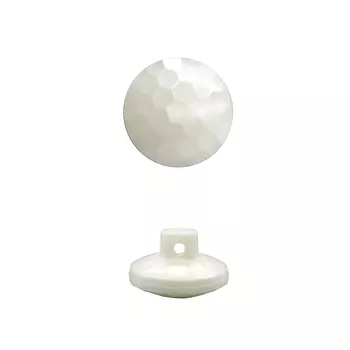 1491 Пуговица на ножке перламутр 13 мм (2 белый)