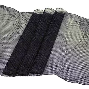 150 Кружево эластичное 20см*10м, черный