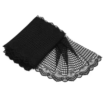 151 Эластичное кружево 24 см*10 м (черный)