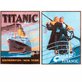 1522-titanic Канва с рисунком 'Титаник'