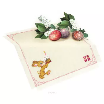 1560 Набор для вышивания Риолис салфетка 'К светлому празднику', 30*30 см