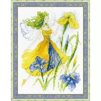 1563 Набор для вышивания Riolis 'Фея солнечного дня', 15*20 см