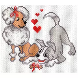 1589-1 Канва с рисунком Матренин посад 'Вкусный ' 16*20 см (10*12 см)