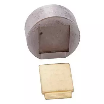 159026 Пуансон для кнопок прямоуг. 18*23 краев.