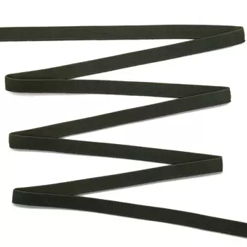 15-4160/9831 Резинка вязаная 10мм*50м оливка