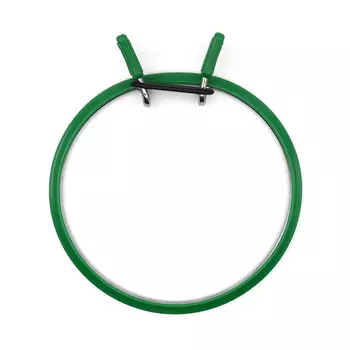 160-2 Пяльцы пластиковые с металлической застежкой, диаметр 12,6 см Nurge Hobby