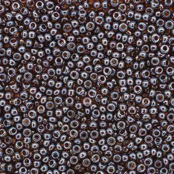 (16110) Бисер прозрачный блестящий 10/0, круг.отв., 50г, Preciosa