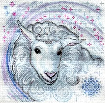 1615 Канва с рисунком Матренин посад 'Вьюга' 41*41см