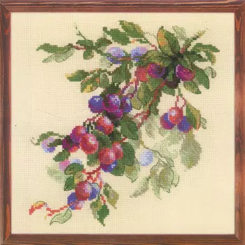 1616 Набор для вышивания Риолис 'Ветка сливы' 30*30 см
