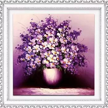 1621 Мозаика Cristal 'Сиреневый букет', 40*40 см