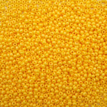 (16383) Бисер цветной мелованный 10/0, круг.отв., 50г, Preciosa