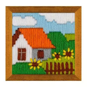 1650 Набор для вышивания Риолис 'Подсолнухи'6*6см