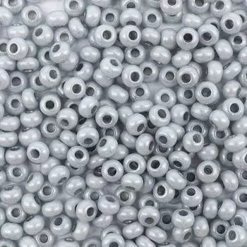 (16742) Бисер жемчужный 10/0, круг.отв., 50г, Preciosa