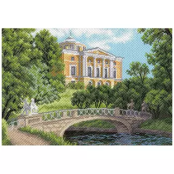 1680 Канва с рисунком 'Матренин Посад' 'Павловск', 37*49 см