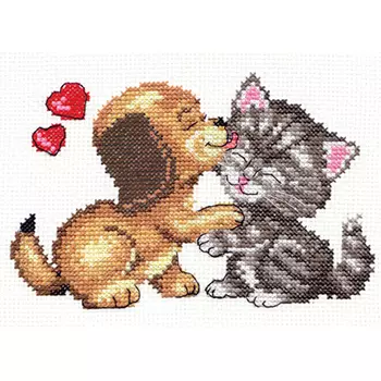 16-08 Набор для вышивания 'Чудесная игла' 'Любовь', 15*10 см