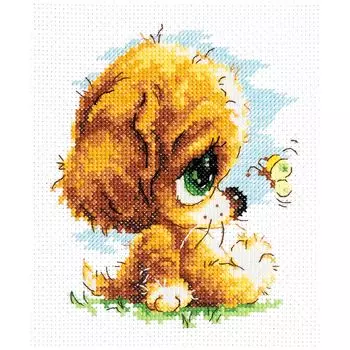 16-14 Набор для вышивания 'Чудесная игла' 'Милый глупыш', 12*14 см