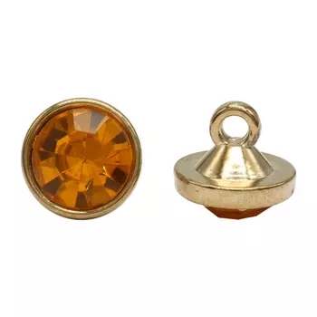 170490 Пуговица 11мм, страз