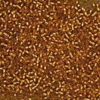 (17070С) 331-19001-10/0 Бисер прозрачный с серебр. центром 10/0, круг.отв., 20гр Preciosa