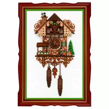 1730 Набор для вышивания Риолис 'Часы с кукушкой' 25*40см