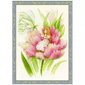 1735 Набор для вышивания Риолис 'Дюймовочка'21*30 см