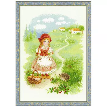 1736 Набор для вышивания Риолис ' Красная Шапочка'21*30 см