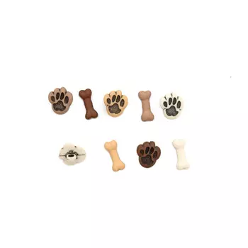 1776, Пуговицы-фигурки. Лапки и косточки Dress