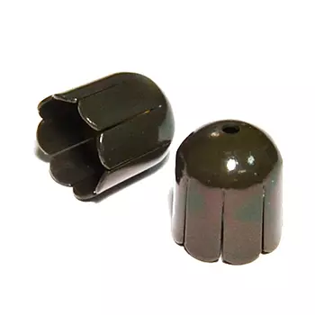 17-0040 Окончания (шапочки для бусин) бронза 10*11мм
