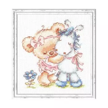 17-18 Набор для вышивания Чудесная игла 'Я люблю свою лошадку!'12*13см