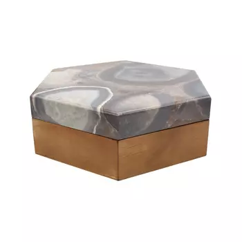 17W8359A Шкатулка декоративная, дерево, 25,5*22*8см