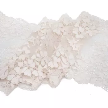 1807 Кружево эластичное 17,5см*10м, телесный