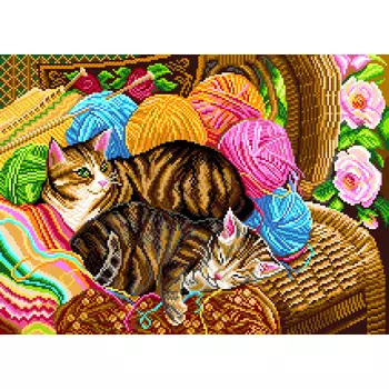 1823/Н Набор для вышивания Матренин Посад 'Нити дружбы' 37*49см