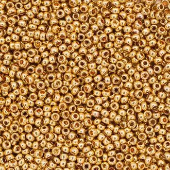 (18304) 331-19001-10/0 Бисер solgel металлик 10/0, круг.отв., 20гр Preciosa