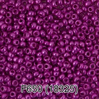 (18325) Бисер металлик 10/0, круг.отв., 50г, Preciosa