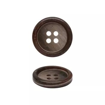 1836 Пуговица 32L (коричневый)