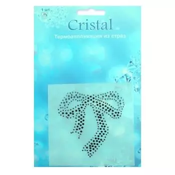 18402 Термоаппликация из страз,Cristal