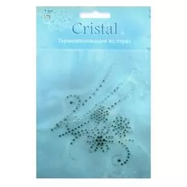 18405 Термоаппликация из страз,Cristal