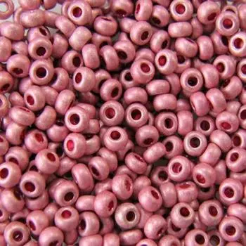 (18595) Бисер металлик terra 10/0, круг.отв., 50г, Preciosa