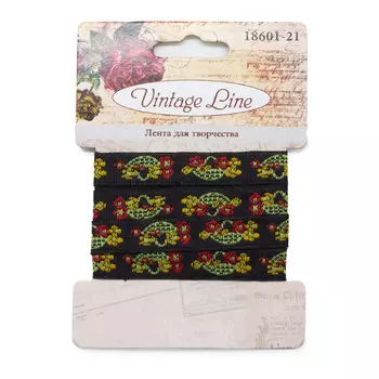 18601-21 Лента декоративная для творчества, 10 мм x 1 м, Vintage Line