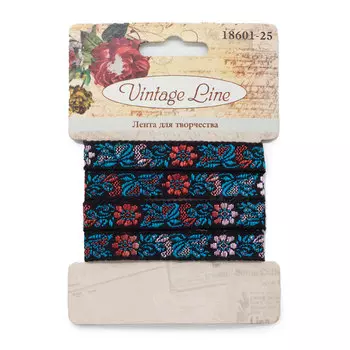 18601-25 Лента декоративная для творчества, 10 мм x 1 м, Vintage Line