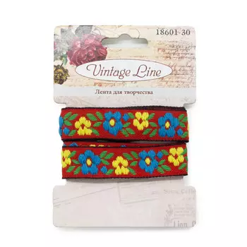 18601-30 Лента декоративная для творчества, 15мм x 1 м, Vintage Line