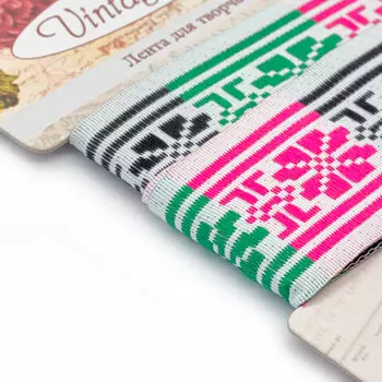 18601-8 Лента декоративная для творчества, 30 мм x 1 м, Vintage Line