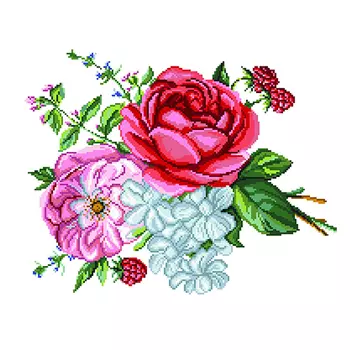 1892 Канва с рисунком Матренин посад 'Аромат лета' (27*40) 41*41см