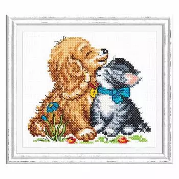 18-46 Набор для вышивания Чудесная игла 'Нежность'12*12см