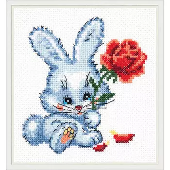 18-48 Набор для вышивания 'Чудесная игла' 'Зайчишка', 11*12 см