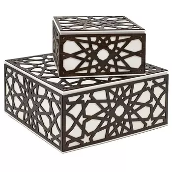 18W3160 Набор шкатулок 30*30*15см, 20*20*11,5см