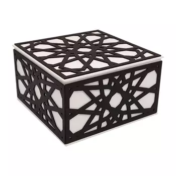 18W3160 Шкатулка декоративная, дерево, 20*20*11,5см
