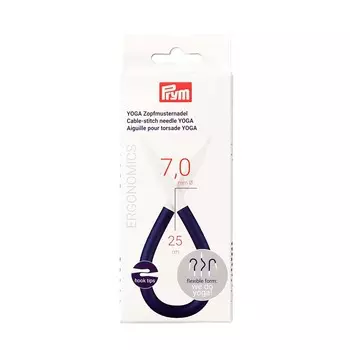 191113 Спицы для кос Yoga 7мм/25см 1шт Prym