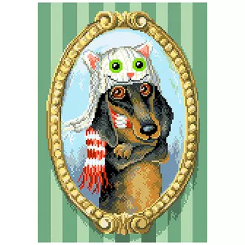 1929 Канва с рисунком Матренин посад 'Леонардо' 28*37см