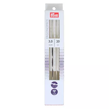 194202 Спицы чулочные Ergonomics, 3мм/20см 5шт. Prym