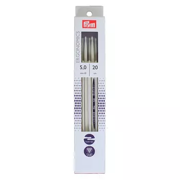194206 Спицы чулочные Ergonomics, 5мм/20см 5шт. Prym